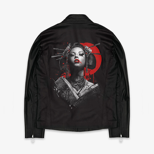 Geisha Printed Jacket