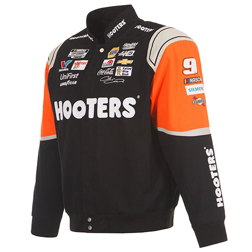 Alternative view of Nascar Hooters Racing Bomber Jacket