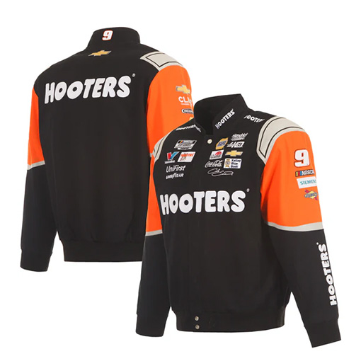 Nascar-Hooters-Racing-Bomber-Jacket