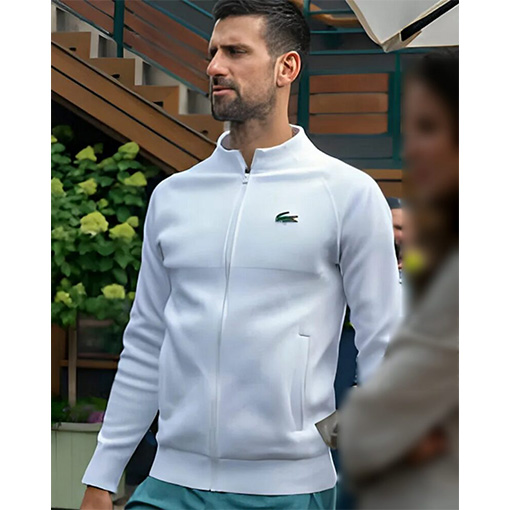 Novak Djokovic Wimbledon 2024 White Jacket2